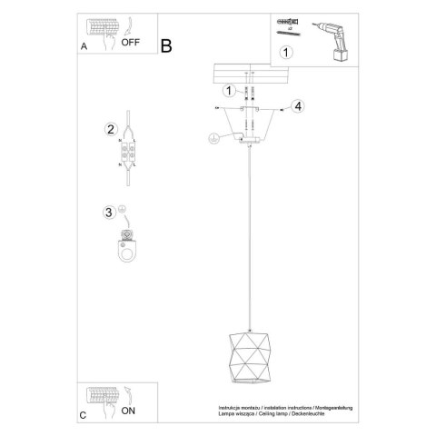 Lampa wisząca ceramiczna GOBI Lampa wisząca ceramiczna GOBI