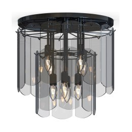 MX3523-8M-EBCN NIRA LAMPA SUFITOWA CZARNA/BLACK