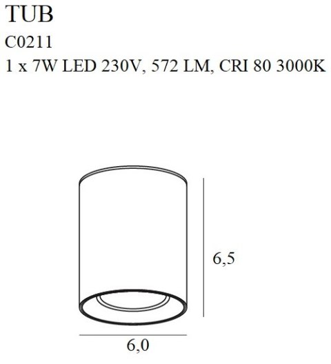 MAXLIGHT C0211 LAMPA SUFITOWA TUB OKRĄGŁY CZARNY + PIERŚCIEŃ OZDOBNY ZŁOTY MAXLIGHT C0211 LAMPA SUFITOWA TUB OKRĄGŁY CZARNY + PIERŚCIEŃ OZDOBNY ZŁOTY