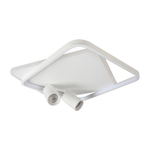 Plafon Parma 2 2xGU10 + 1xLED CCT biały kwadrat LP-0612/2C Square WH Plafon Parma 2 2xGU10 + 1xLED CCT biały kwadrat LP-0612/2C Square WH