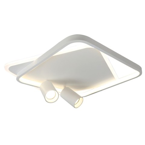 Plafon Parma 2 2xGU10 + 1xLED CCT biały kwadrat LP-0612/2C Square WH Plafon Parma 2 2xGU10 + 1xLED CCT biały kwadrat LP-0612/2C Square WH