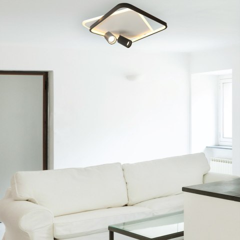 Plafon Parma 2 2xGU10 + 1xLED CCT kwadrat czarny LP-0612/2C Square BK Plafon Parma 2 2xGU10 + 1xLED CCT kwadrat czarny LP-0612/2C Square BK