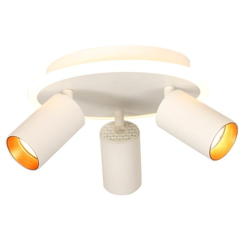 Plafon Parma 3xGU10 + 1xLED CCT biała LP-0612/3C Round WH Plafon Parma 3xGU10 + 1xLED CCT biała LP-0612/3C Round WH