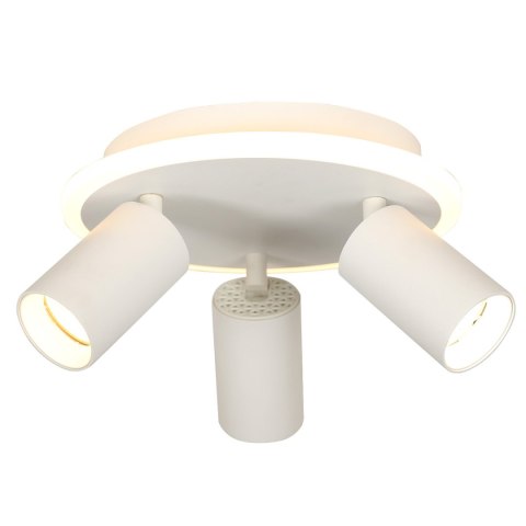 Plafon Parma 3xGU10 + 1xLED CCT biała LP-0612/3C Round WH Plafon Parma 3xGU10 + 1xLED CCT biała LP-0612/3C Round WH