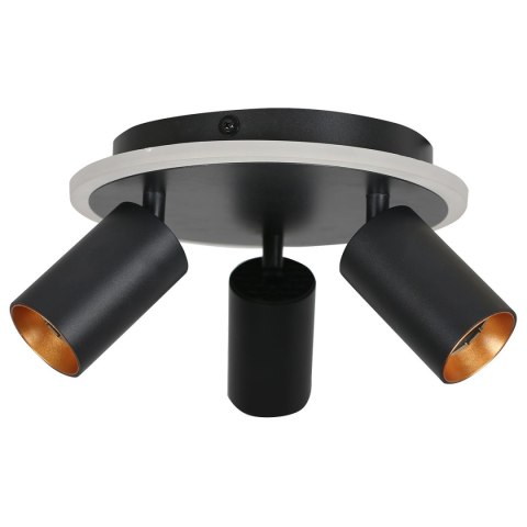 Plafon Parma 3xGU10 + 1xLED CCT czarna LP-0612/3C Round BK Plafon Parma 3xGU10 + 1xLED CCT czarna LP-0612/3C Round BK