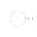 Plafon RIO 78 biały LED 3000K