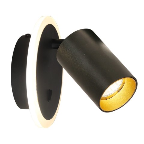 Spot Parma 1 1xGU10 + 1xLED CCT czarny LP-0612/1WS BK Spot Parma 1 1xGU10 + 1xLED CCT czarny LP-0612/1WS BK