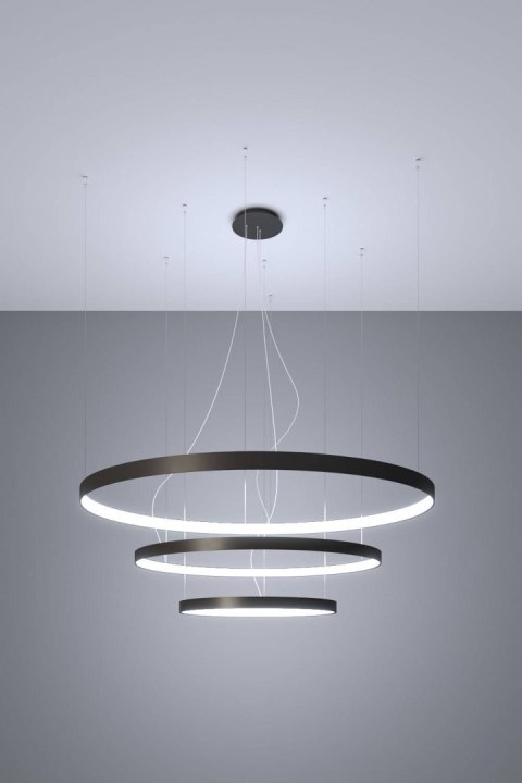 Żyrandol RIO 3 55/78/110 czarny LED 4000K Żyrandol RIO 3 55/78/110 czarny LED 4000K