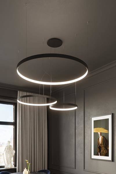 Żyrandol RIO 78 czarny LED 3000K Żyrandol RIO 78 czarny LED 3000K