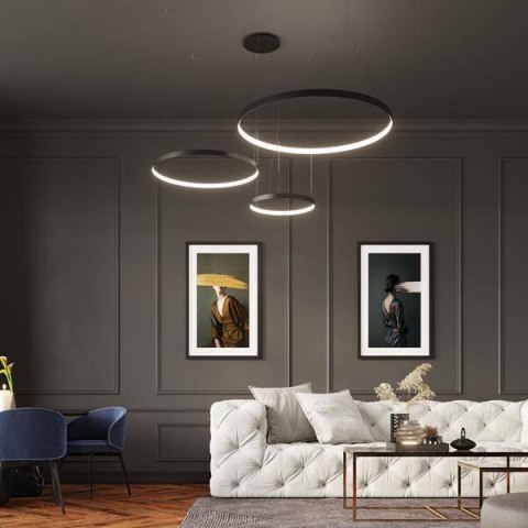 Żyrandol RIO 78 czarny LED 3000K Żyrandol RIO 78 czarny LED 3000K