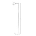 Lampa stojąca Snow 1xGU10 czarna LP-731/1F BK