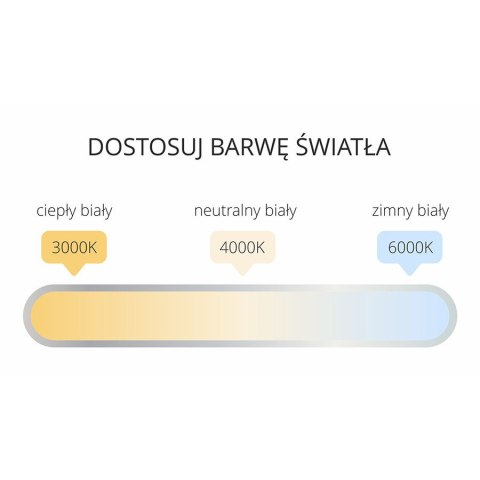 Lampa sufitowa Ibros średnia CCT 1xLED biała IP44 LP-7001/1C WH-63 18 CCT Lampa sufitowa Ibros średnia CCT 1xLED biała IP44 LP-7001/1C WH-63 18 CCT
