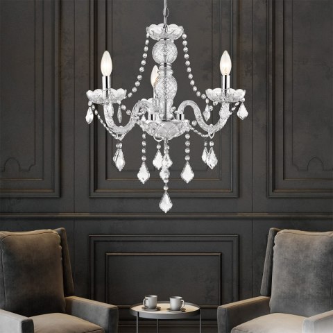 Lampa wisząca Cristallo 3xE14 transparentny LP-2940/3P Lampa wisząca Cristallo 3xE14 transparentny LP-2940/3P