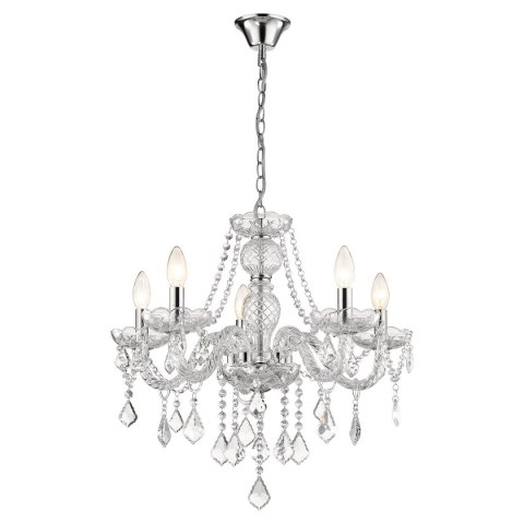 Lampa wisząca Cristallo 5xE14 transparentny LP-2940/5P Lampa wisząca Cristallo 5xE14 transparentny LP-2940/5P