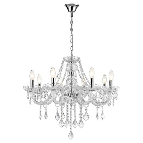 Lampa wisząca Cristallo 8xE14 transparentny LP-2940/8P Lampa wisząca Cristallo 8xE14 transparentny LP-2940/8P