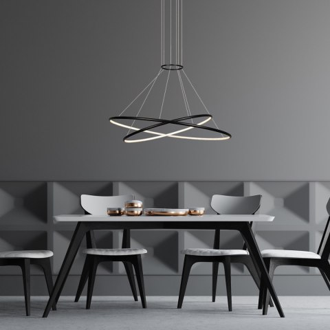 Lampa wisząca Halifax 2xLED czarna LP-940/2P BK CCT Lampa wisząca Halifax 2xLED czarna LP-940/2P BK CCT