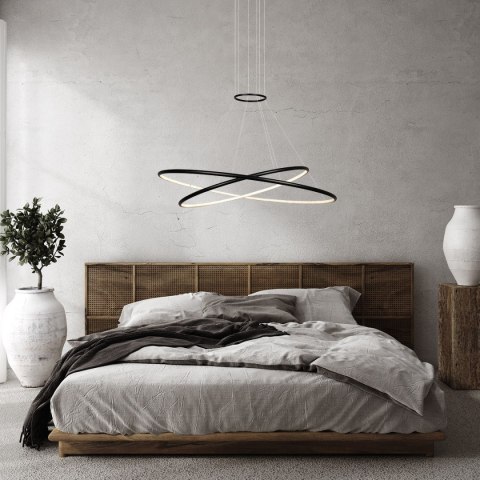 Lampa wisząca Halifax 2xLED czarna LP-940/2P BK CCT Lampa wisząca Halifax 2xLED czarna LP-940/2P BK CCT