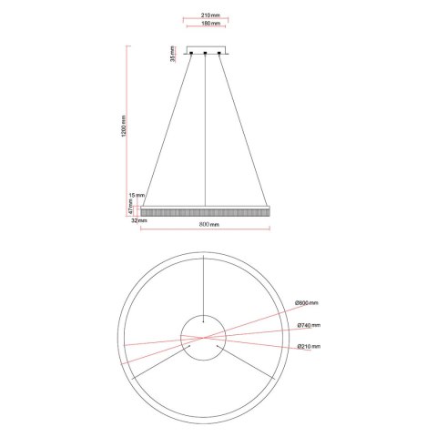 Lampa wisząca Midway Cristal duża triangle 1xLED LP-033/1P L GD Cristal Triangle Lampa wisząca Midway Cristal duża triangle 1xLED LP-033/1P L GD Cristal Triangle