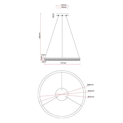 Lampa wisząca Midway Cristal mała triangle 1xLED LP-033/1P S GD Cristal Triangle Lampa wisząca Midway Cristal mała triangle 1xLED LP-033/1P S GD Cristal Triangle