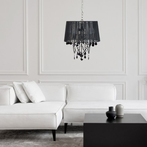 Lampa wisząca Mona 5xE14 czarna LP-5005/5P czarna Lampa wisząca Mona 5xE14 czarna LP-5005/5P czarna