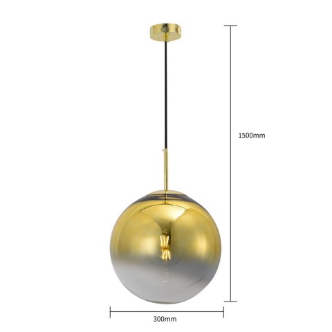 Lampa wisząca Palla 1xE27 złota LP-2844/1P GD Lampa wisząca Palla 1xE27 złota LP-2844/1P GD