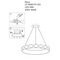 Lampa wisząca Reus 1xLED złota LP-8069/1P LED GD