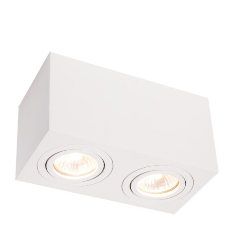 Oczko Lyon oprawa natynkowa 2xGU10 biała LP-5881/2SM WH Oczko Lyon oprawa natynkowa 2xGU10 biała LP-5881/2SM WH