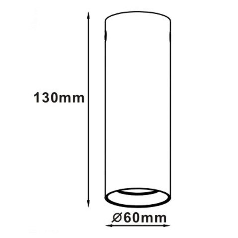 Oczko Manacor 13 cm 1xGU10 biało/czarna LP-2323/1D - 130 WH/BK Oczko Manacor 13 cm 1xGU10 biało/czarna LP-2323/1D - 130 WH/BK