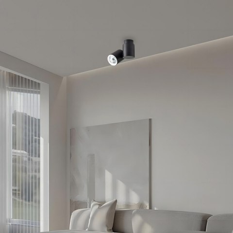 Reflektor Boston 1xGU10 czarno/biały LP-741/1W BK/WH Reflektor Boston 1xGU10 czarno/biały LP-741/1W BK/WH