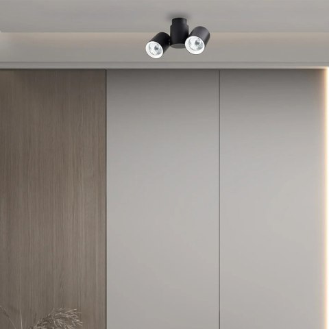 Reflektor Boston 2xGU10 czarny LP-741/2W BK Reflektor Boston 2xGU10 czarny LP-741/2W BK
