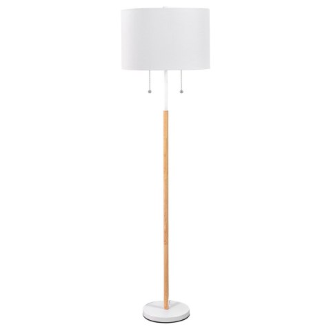 Lampa stojąca Fogo 2xE27 biała LP-0304/2F WH Lampa stojąca Fogo 2xE27 biała LP-0304/2F WH