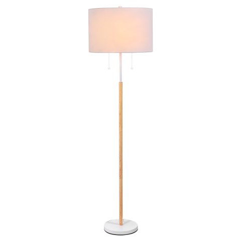Lampa stojąca Fogo 2xE27 biała LP-0304/2F WH Lampa stojąca Fogo 2xE27 biała LP-0304/2F WH