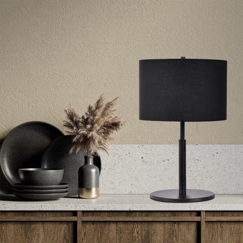 Lampa stołowa Fogo 2xE27 czarna LP-0304/2T BK Lampa stołowa Fogo 2xE27 czarna LP-0304/2T BK