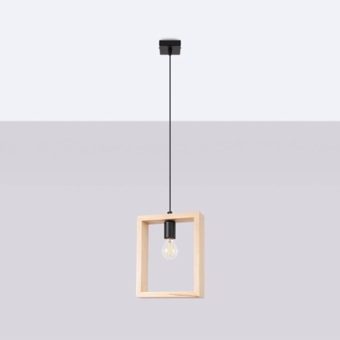 Lampa wisząca ARIES naturalne drewno Lampa wisząca ARIES naturalne drewno