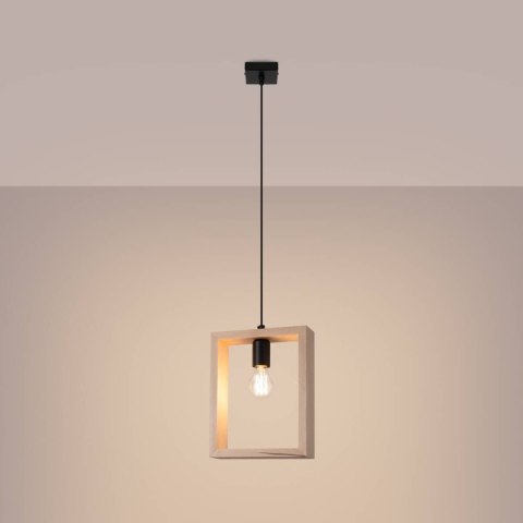 Lampa wisząca ARIES naturalne drewno Lampa wisząca ARIES naturalne drewno