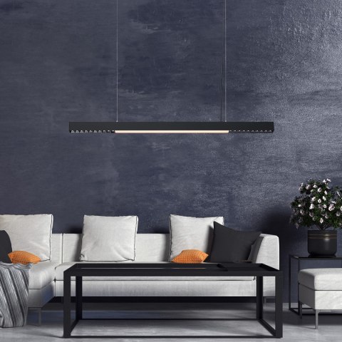 Lampa wisząca Cali L LED CCT Tuya czarna LP-1301/1P L BK Smart Lampa wisząca Cali L LED CCT Tuya czarna LP-1301/1P L BK Smart
