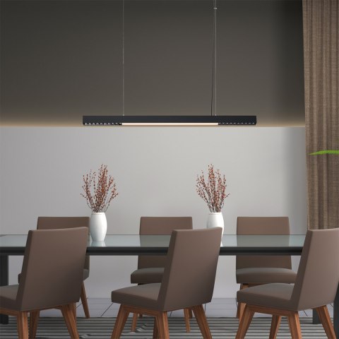 Lampa wisząca Cali L LED CCT Tuya czarna LP-1301/1P L BK Smart Lampa wisząca Cali L LED CCT Tuya czarna LP-1301/1P L BK Smart