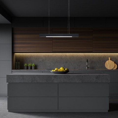 Lampa wisząca Cali M LED CCT Tuya czarna LP-1301/1P M BK Smart Lampa wisząca Cali M LED CCT Tuya czarna LP-1301/1P M BK Smart