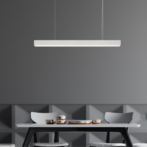 Lampa wisząca Luci L LED CCT Tuya biała LP-1401/1P L WH Smart Lampa wisząca Luci L LED CCT Tuya biała LP-1401/1P L WH Smart