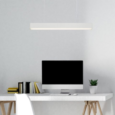 Lampa wisząca Luci M LED CCT Tuya biała LP-1401/1P M WH Smart Lampa wisząca Luci M LED CCT Tuya biała LP-1401/1P M WH Smart
