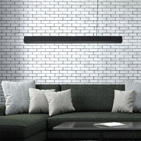 Lampa wisząca Mira L LED CCT Tuya czarna LP-1201/1P L BK Smart Lampa wisząca Mira L LED CCT Tuya czarna LP-1201/1P L BK Smart