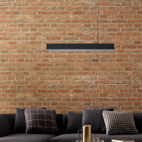 Lampa wisząca Mira M LED CCT Tuya czarna LP-1201/1P M BK Smart Lampa wisząca Mira M LED CCT Tuya czarna LP-1201/1P M BK Smart