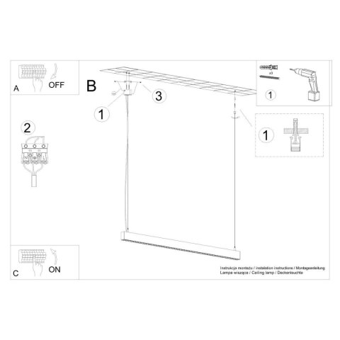 Plafon SOREN czarny LED 3000K Plafon SOREN czarny LED 3000K