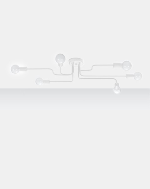 Żyrandol VECTOR 6 biały Żyrandol VECTOR 6 biały