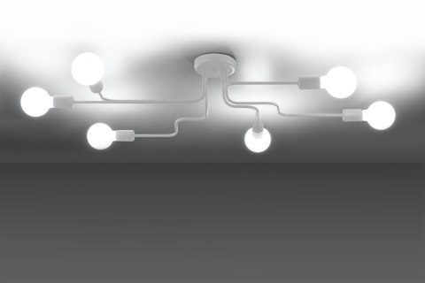 Żyrandol VECTOR 6 biały Żyrandol VECTOR 6 biały