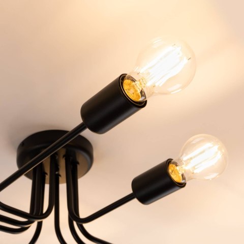 Żyrandol VECTOR 8 czarny Żyrandol VECTOR 8 czarny