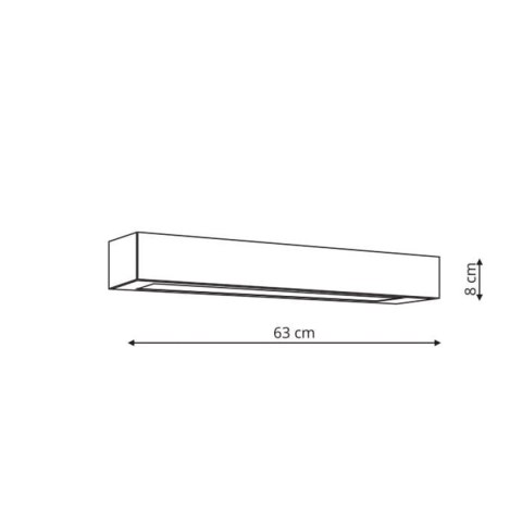 Kinkiet Ibros średni 1 x LED CCT biały IP44 GS-LWA-9W WH CCT Kinkiet Ibros średni 1 x LED CCT biały IP44 GS-LWA-9W WH CCT