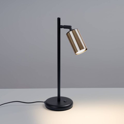 Lampa biurkowa WINX czarny/złoty Lampa biurkowa WINX czarny/złoty