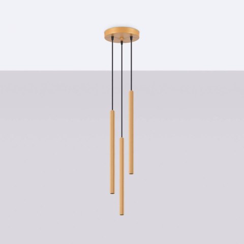 Lampa wisząca ARCHE 3P złota Lampa wisząca ARCHE 3P złota