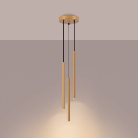 Lampa wisząca ARCHE 3P złota Lampa wisząca ARCHE 3P złota